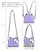 CMK Trendy Kids Cute Little Girls Cat Purse for Toddler Kids Mini Backpack Bags with Bows (82003_Purple), regular