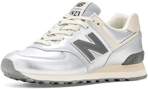 New Balance ホワイト/シルバー Amazon.com | New Balance, Unisex Kid, 740 Bungee Lace (Little Kid