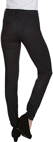 Womens Jeggings basic five pocket denim look twill pant leggings by vault sportswear (extra large, Rinse)