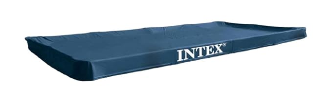Intex 07432 Pool-Abdeckplane rechteckig blau 4,50 m