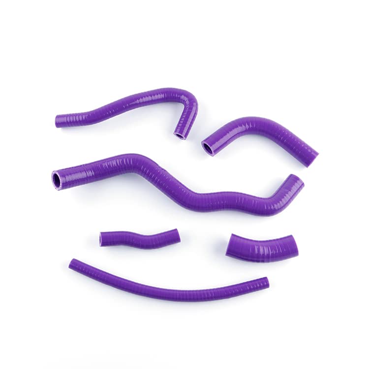 Silicone Radiator Hose Kit For 02-12 Suzuki DRZ 400 SM,purple photo 2