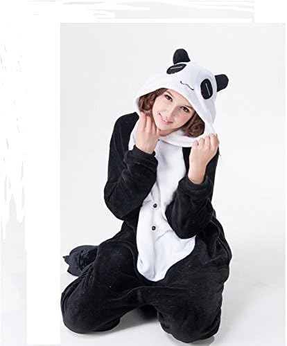 Halloween Panda Kigurumi Sleepwear Party Cosplay Onesie pajamas costume (L)