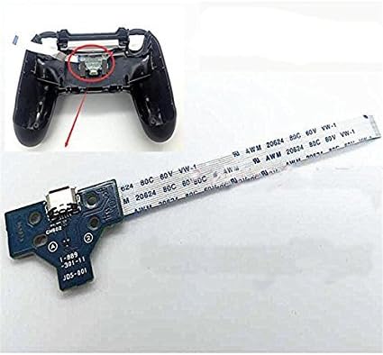 WILLOWLUCKY Power Port Motherboard Ribbon Flex 12-Pin ribbon cable for Playstation 4 Controllers
