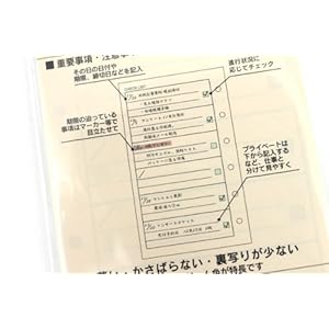 Raymay Davinci Refill Pages - Pocket Size - Check List - 30 Sheets