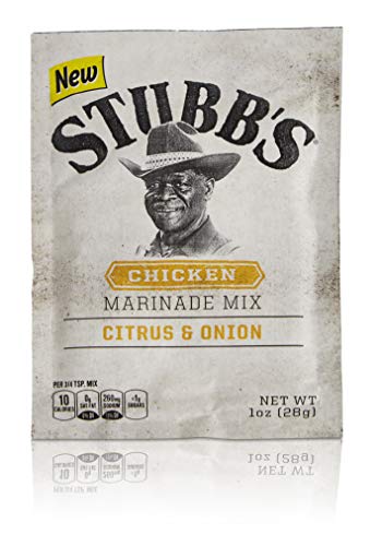StubbS Beef- Chicken- Pork- & Texas Steakhouse Marinade Mix Variety Pack- Gluten-Free- 1Oz (Pack Of 12)