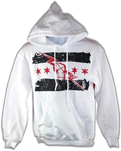 cm Punk Best in The World White Pullover Hoody Sweatshirt New