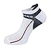 Aaronano 5 Pairs Mens Half Cushion Ankle Socks Low Cut Breathable Athletic Socks Size (7-12)