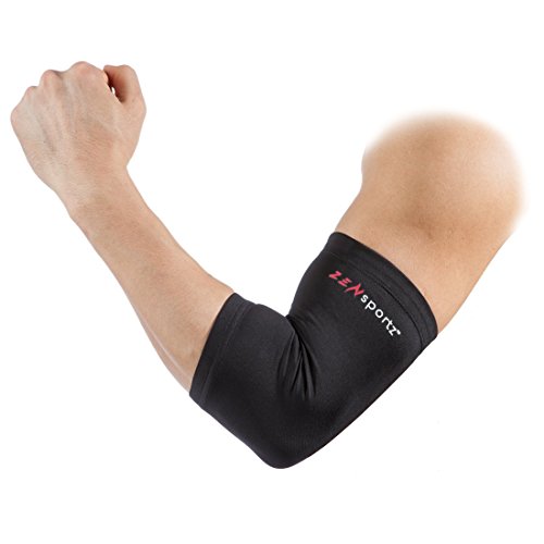 Buy ZenSportz Elbow Compression Sleeve Nylon Copper Fit Elbow Brace and