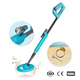 allsun Handheld Metal Detector Junior Kids Education Exploration DIY Toy Color Blue