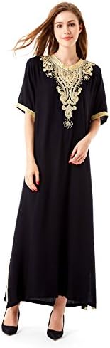 HARiM SOLTANE Muslim Dress Abaya Kaftan Dubai Dress for Women Islamic Clothing Rayon Gown Jalabiyas