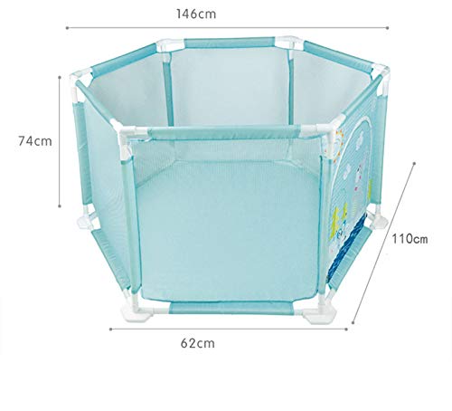 赤ちゃんの囲い B07jfbyzcm 赤ちゃんの屋内プレイフェンスを増やす子供の遊び場赤ちゃんの幼児用バー安全クロールバー ベッドガードフェンス 新発売