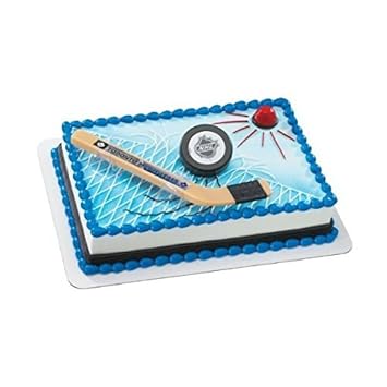 Nhl Slap Shot Toronto Maple Leafs Decoset Cake Topper Amazon In