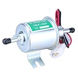 Hilitchi Universal 12V Low Pressure Gas Diesel Inline Electric Fuel Pump (Model:HEP-02A)