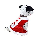 Pet Shirt,Haoricu Winter Christmas Dog Clothes Santa Costume Small Dog Cat Pet Clothing Puppy T Shirt Apparel Dog Warm Outwear (M, Red)