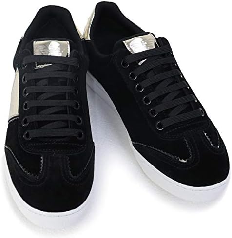 Amazon エンポリオアルマーニ 靴 レディース スニーカー X3x0 Xm054 R448 Black Gold Black 38サイズ ブラック ゴールド 並行輸入品 スニーカー