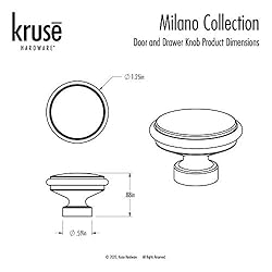 Kruse Hardware 30924 - (Single) Milano Door and