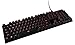 HyperX Alloy FPS - Mechanical Gaming Keyboard & Accessories - Compact Form Factor - Clicky - Cherry MX Blue - Red LED Backlit (HX-KB1BL1-NA/A1)