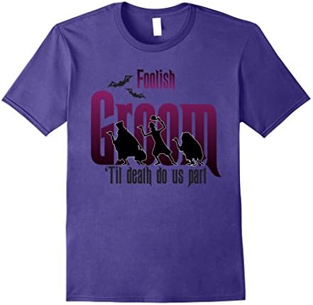 Mens Foolish Groom Large Purple