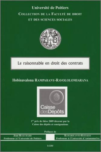 Le  raisonnable en droit des contrats