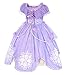 Filare Girls Princess Sofia Dress Costume Halloween Cosplay Birthday Party Kids Clothes Outfit 2T 1-2 Years