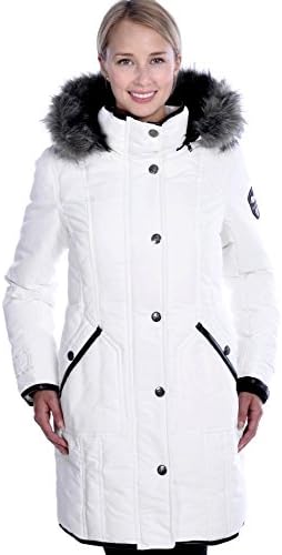 Red X Women's Parka Winter Coat with Faux Fur Lined Hood