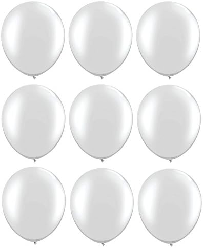 Elecrainbow 18 Inch Balloons Clear Giant Balloons, Transparent Color,10 Pack