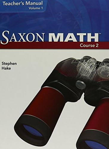 Amazon.com: Saxon Math Course 1 Teacher's Manual Volume 1