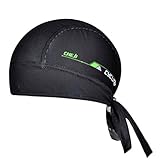 Ksweet Cycling Dew Rag Men Skull Caps Sweat Beanie Cool Head Wrap Doo Rag Summer
