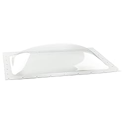 RecPro RV Skylight Cover Bubble | 14" x 22" | White