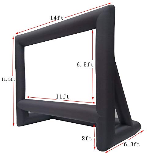 2 Inflatable+Outdoor+Projector+Movie+Screen