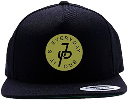 It's Every Day Bro Team 10 Gold Logo Black Cap Hat One Size Snapback Team Ten