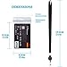 Polyester ID Lanyard (5 Pack) - 20 Inch Flat with Retractable Badge Reel and Vertical Name Badge Holder for Offices, School, Driver Licence