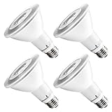 Hyperikon PAR30 LED Bulb Dimmable, 12W (75W Equivalent), 2700K (Warm White), CRI 90+, Flood Light Bulb, Medium Base (E26), UL-Listed & ENERGY STAR -Great for Living Room, Dining Room, Outside (4 Pack)