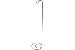 Yajuyi Display Hanger, Hook, Stand, Indoor Deck with Flat Base, Iron Hook for Wreath, Solar Light Signs, Path Lights, Flower 