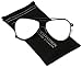 Reflective Full Metal Frame Double Bridge Cross Bar Aviator Sunglasses