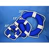 Handcrafted-Nautical-Decor-Vibrant-Blue-Lifering-with-White-Bands Handcrafted-Nautical-Decor-Vibrant-Blue-Lifering-with-White-Bands