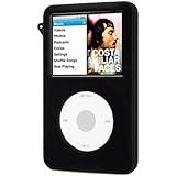 Digiflex Black Silicone Rubber Cover Case for iPod Classic 80GB 120GB