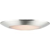 Maxim Lighting 57913WTSN Diverse - 18W 1 LED Flush Mount-1.25 Inch Tall and 9.25 Inch Wide, Finish Color: Satin Nickel