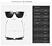 Joopin Unisex Polarized Sunglasses Classic Men Retro UV400 Brand Designer Sun glasses (Black Silver, as the pictures)