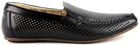 Scans Men's 66322 Perforated Moccasins Slip On Loafer Shoes
