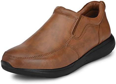 Burwood Men Tan Leather Sneakers UK (43 EU) BW 280 price in