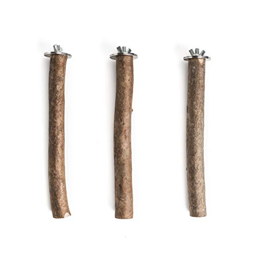 Niteangel Natural Wood Bird Cage Perch (3Piece Set) Pricepulse