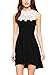 Viwenni Women's Lace Round Neck Sleeveless Sexy Party Summer Causal Dress