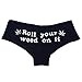Gotd Women Sexy G-string Briefs Panties Thongs Lingerie Underwear Knickers (M, Black)