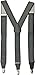 Boxed Joseph Abboud Suspenders, Charcoal Stripe, One Size