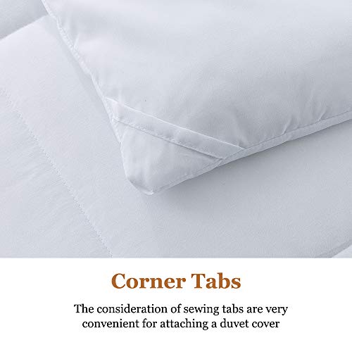 Cosybay Down Alternative Comforter White Corner Duvet Tabs