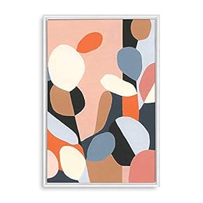 Framed for Living Room Bedroom Abstract Flowers for Made With Top Quality Grand Style