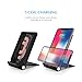 NovaPow Wireless Charger, Foldable Stand Wireless Charging Pad, Qi Fast Charge for Samsung Galaxy S9/S9+ Note 8/5 S8/S8+ Plus S7 S7/S6 Edge & Standard Charge for iPhone X iPhone 8/8 Plus, 3 Coils