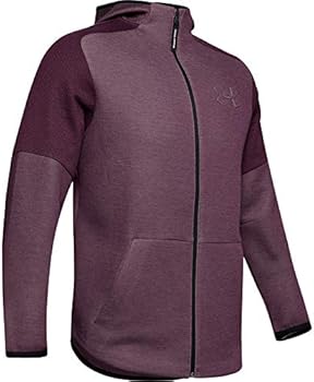 mens purple under armour hoodie