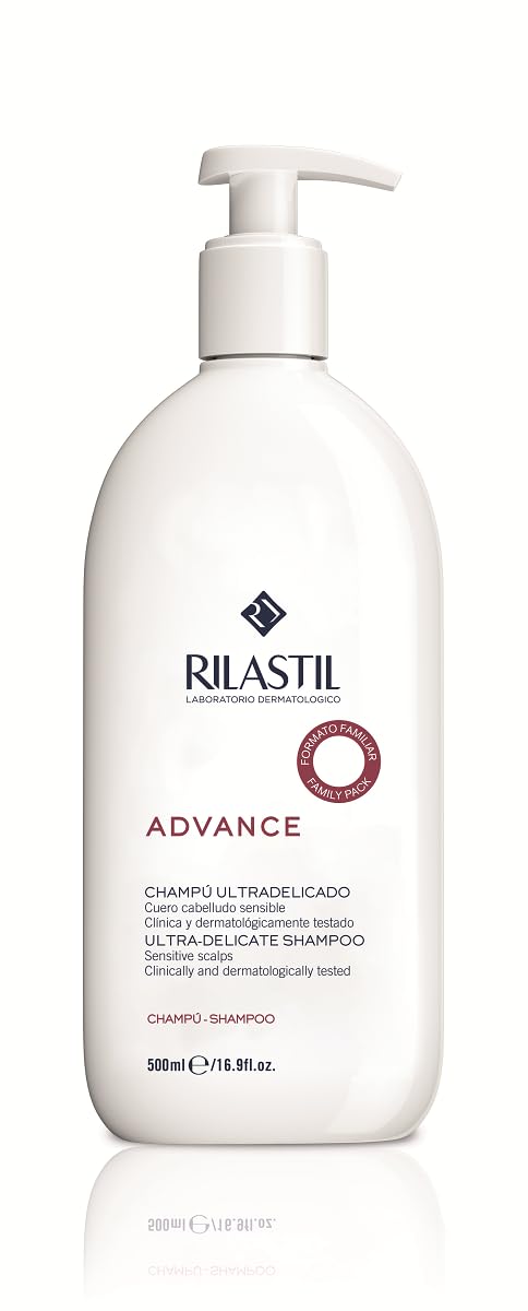 Rilastil Advance – Ultra Delicate Shampoo for Sensitive Scalp – Family Format 500 ml